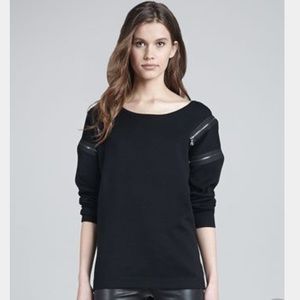 J Brand Signe zip detail sweater